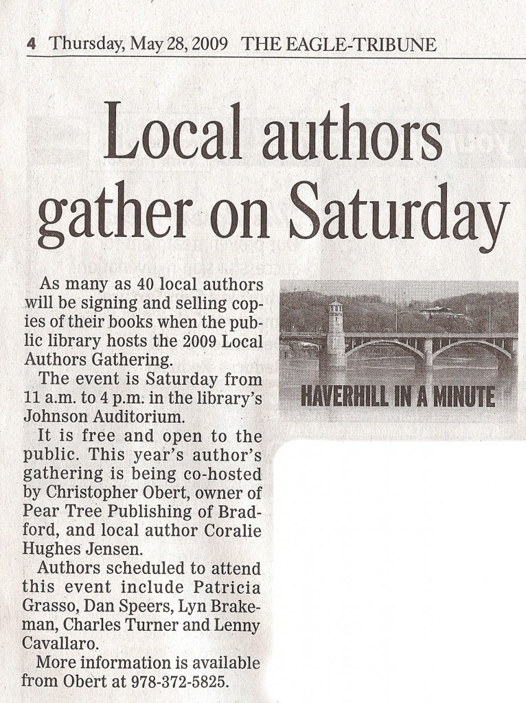 Newspaper story for the 2009 NEAE book sale