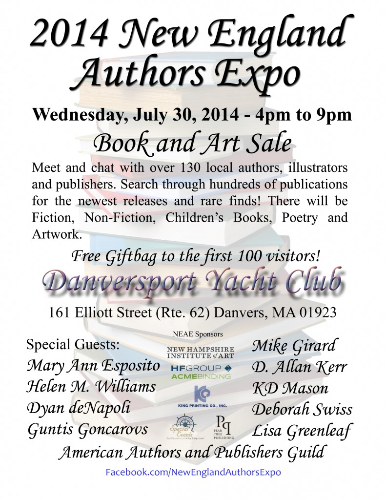 2014 New England Authors Expo flyer