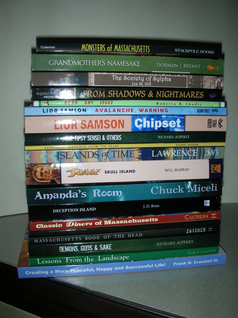 Some of the books that were for sale 