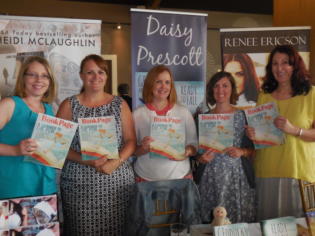 BookPage magazine: (L-R) Melinda Sutherland, Heidi Mclaughlin, Daisy Prescott, Renee Ericson and Deb