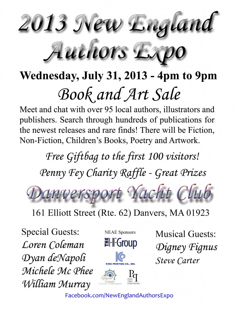 Flyer #2 for the 2013 New England Authors Expo