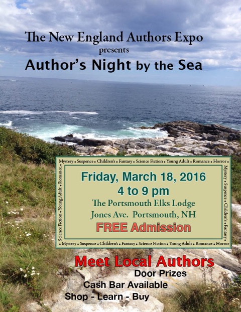 2016 Author's Night by the Sea flyer
