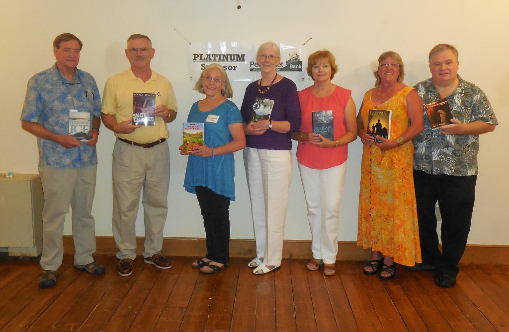 Authors at the True Crime & Murder Mysteries book event at Buttonwoods Museum. 
