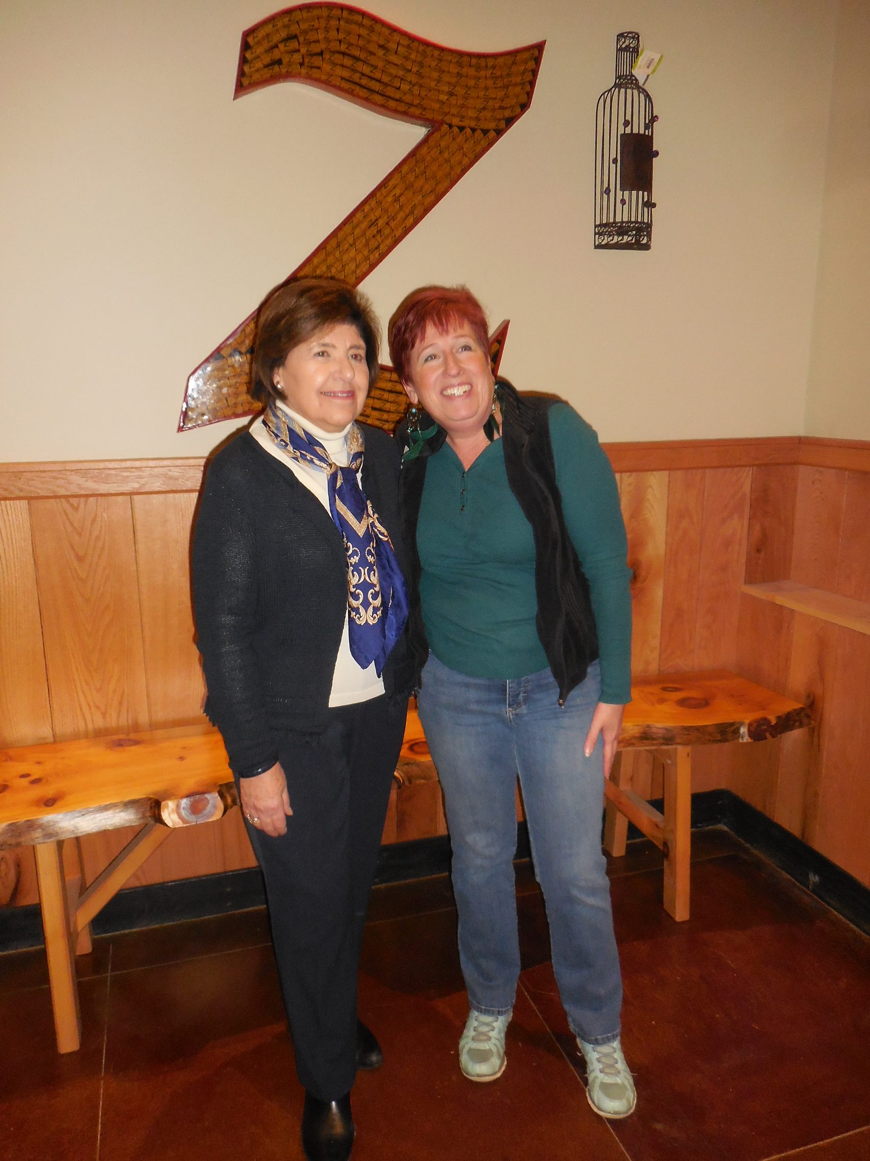 Mary Ann Esposito and Zorvino Vineyards staff